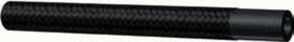 Picture of 5/16" (8mm) ID x 13mm OD Automotive fuel 10 bar (150 psi) - External textile braid / Black / Petrol and diesel transfer in automotive applications /  -20 °C +100 °C