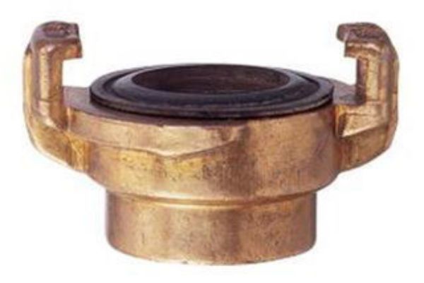 Picture of 1/2" Brass Geka Coupling Female BSP End