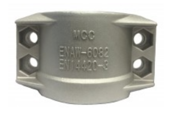 Picture of Clamp For Smooth Tail Fittings Aluminium (Four Bolt Clamp)