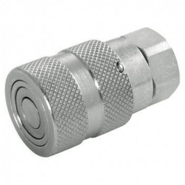 Picture of Flat Face ISO Profile - Couplings, Steel Nitrile, BSPP