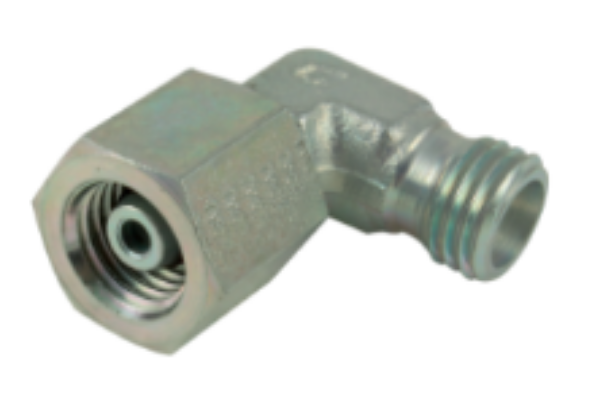 Picture of Metric Male to Metric Female 90° - Hyd Adaptor