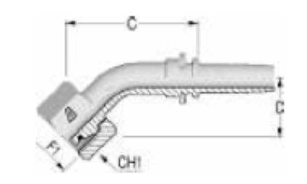 Picture of Metric Light Female 45° Inserts 