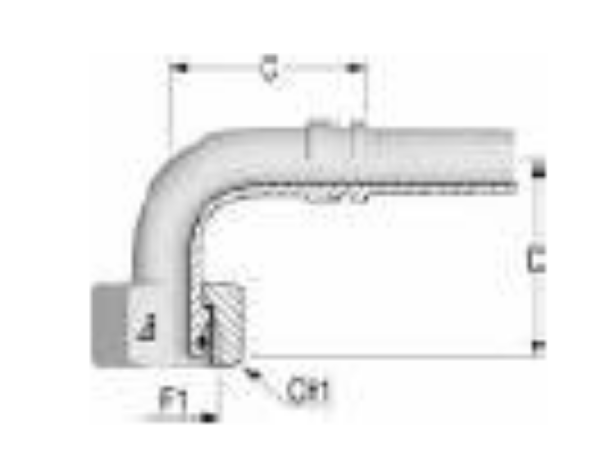 Picture of Metric Heavy 90° Female