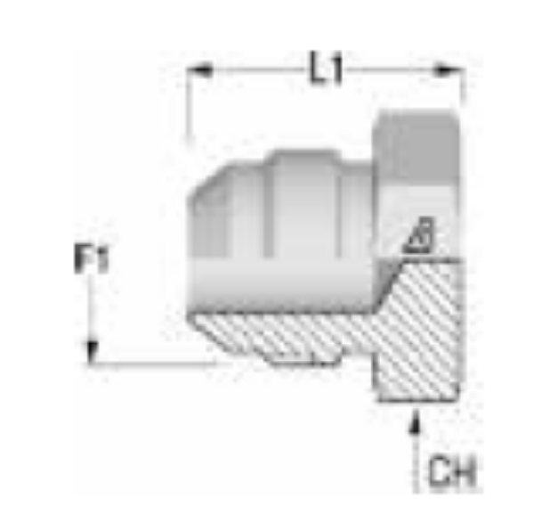 Picture of JIC Hydraulic Adaptor - Plug