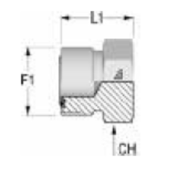 Picture of ORFS Hydraulic Adaptor - Plug