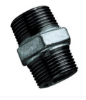 Picture of 1 1/2" BSP Male - 1 1/2" BSP Male - Black Steel - Straight Nipple