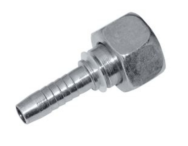 Picture of DIN Metric Inserts 1" Hose Tail to M42(30S)×2 Metric Female 24° Cone with O-Ring - Heavy