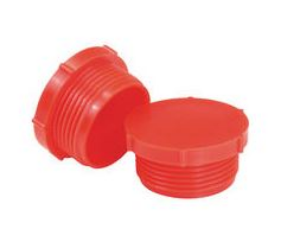 Picture of 1/2" x 14mm Threaded Protection Plug Red Ldpe, BSP/Gas 