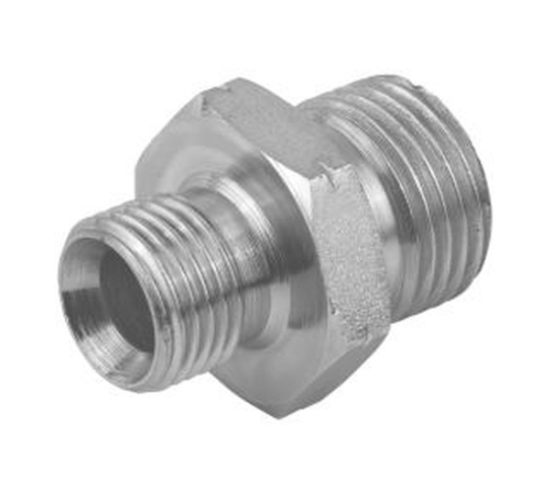 Picture of 1/2" BSP x 18mm (12L) Metric Male Hydraulic Adaptor