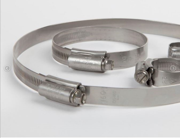Picture of 16-27mm (3/4" - 1") Worm Drive Hose Clip Stainless Steel Hi-Grip