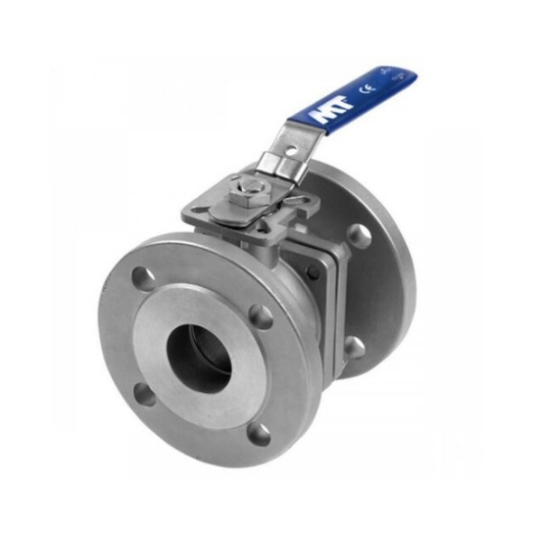 Picture of 4" (102mm) 2 Pce Ball Valve Flanged End PN16 - Stainless Steel