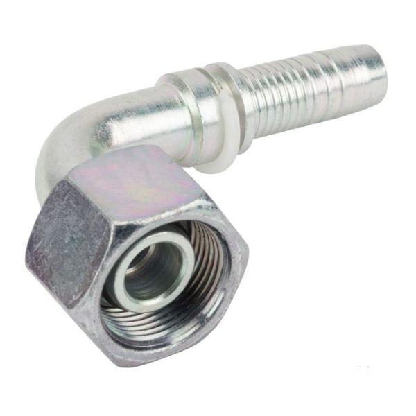 Picture of Metric Inserts 5/8" Hose Tail to M24×1.5 90° Metric Female 24° Cone with O-Ring - Heavy