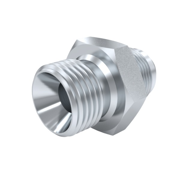 Picture of 1/2" BSP Male x  9/16" JIC Male - Hyd Adaptor 